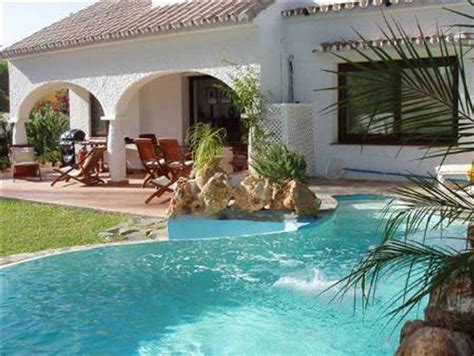 Holiday Rental- Lovely family villa with beach access, heated pool,El Ancla Seafront, San Pedro ...