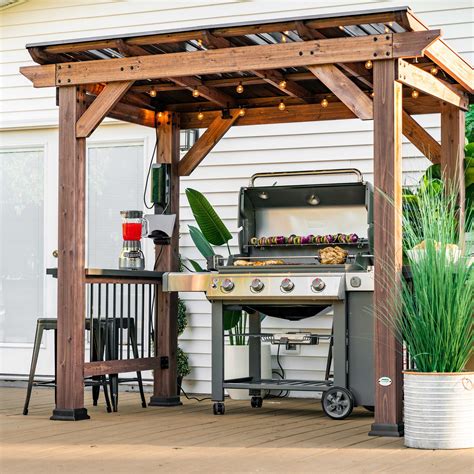 Backyard Discovery Saxony Grill Gazebo - Walmart.com - Walmart.com