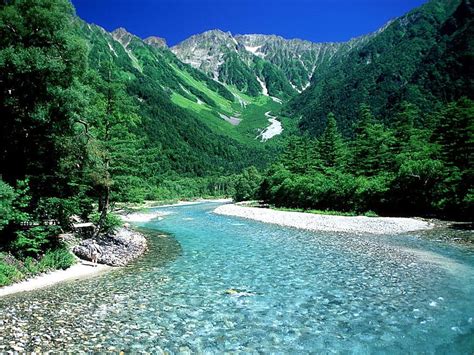 Rivers: Kamikochi Forest Scenery River Japan Nature Mountain HD ...