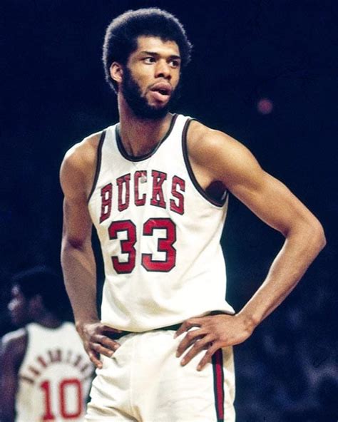 Kareem Abdul-Jabbar playing with the Milwaukee Bucks. The Bucks won the ...