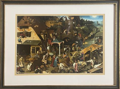 Pieter Bruegel - Netherlandish Proverbs - TRG Fine Art