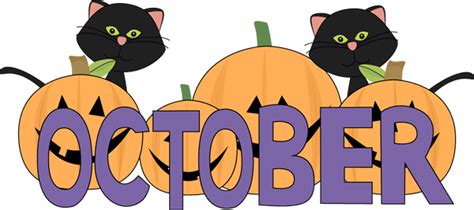 Month Of October Clipart