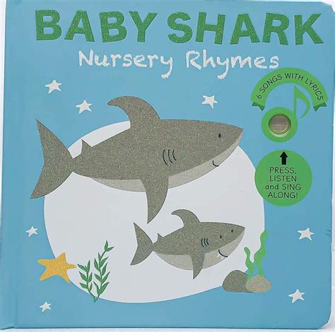 Baby Shark Nursery Rhymes Sound Book (6 songs with lyrics) – Bookazine