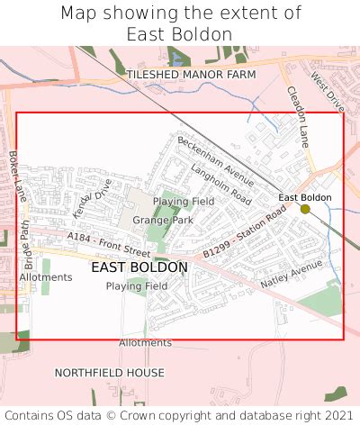 Where is East Boldon? East Boldon on a map