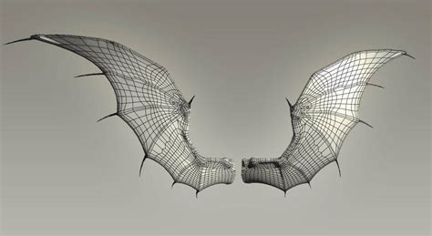 Bat Wing Rigged - 3D Model by QUARTOMUNDO