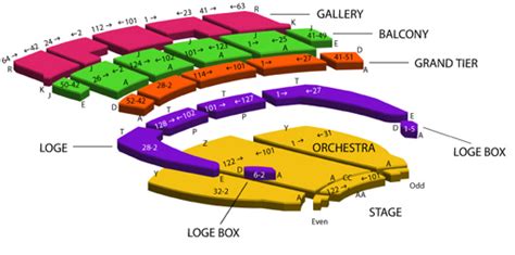 Orpheum Theater Seating Chart