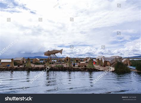 Floating Island Lago Titicaca Stock Photo (Edit Now) 136734608