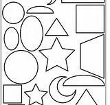Shapes For Coloring Printable sketch template