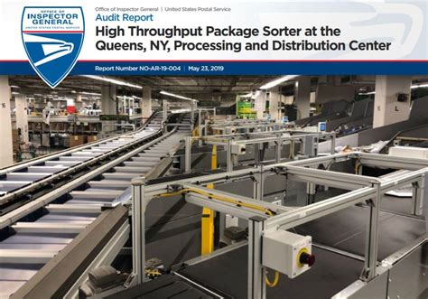 High Throughput Package Sorter at the Queens, NY, Processing and Distribution Center | Office of ...