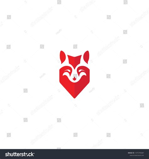 Red Fox Logo Icon Vector Stock Vector (Royalty Free) 1475795087 ...