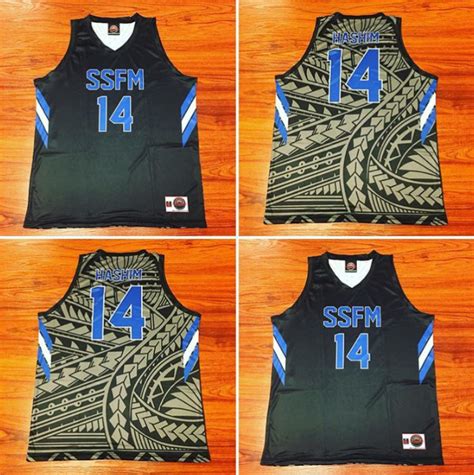 polynesian tribal basketball jersey design - asu-uniform-ribbon-placement