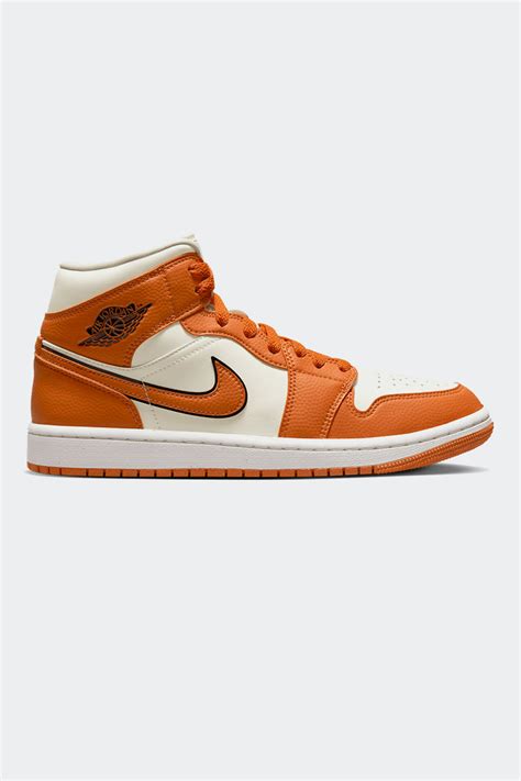 Nike Air Jordan 1 Mid SE Coconut Milk/Sport Spice-Black-Sail | Stylerunner