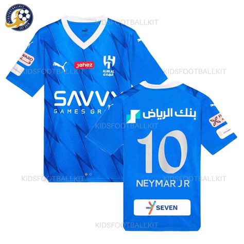 Al Hilal Home Men Shirt Neymar jR 10 23/24 | Best Price 2024