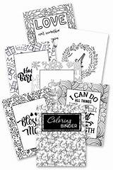 Coloring Binder {255 pages}  Sarah Titus sketch template