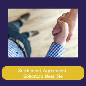 Settlement Agreement Solicitors Near Me