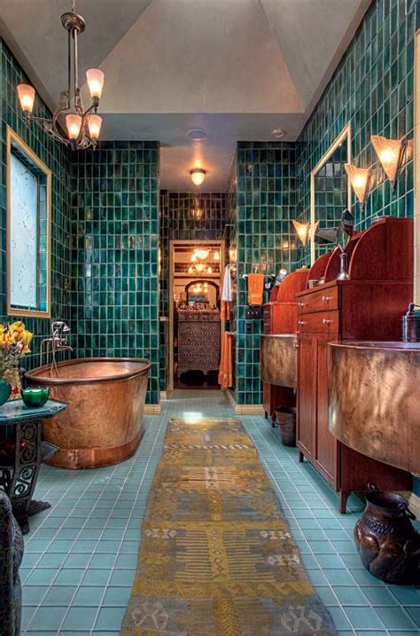 Copper Bathroom - Home Design Ideas