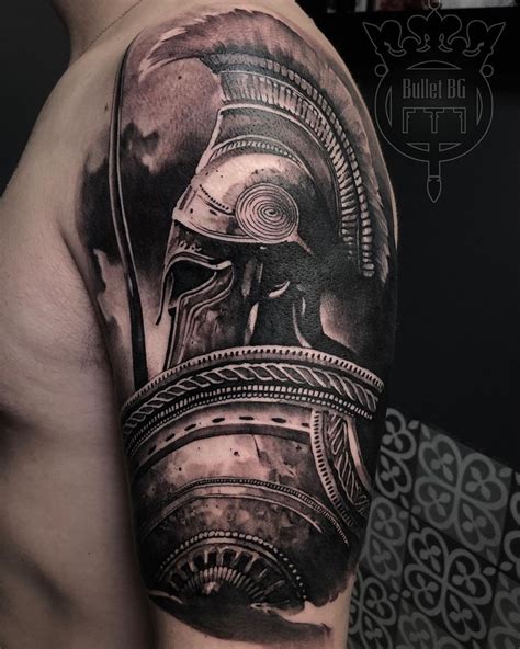 #Tattoos,warrior tattoos Warrior Tattoo Sleeve, Viking Warrior Tattoos, Shoulder Armor Tattoo ...