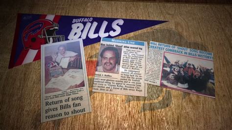 Bills fans celebrate 25th anniversary of the return of the iconic Shout ...