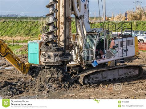 Big Hole Drilling stock photo. Image of dirt, drill, machinery - 99477662