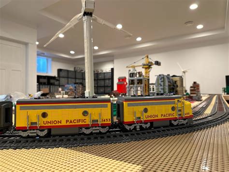 LEGO Trains - Union Pacific Train And Testing MILS Track