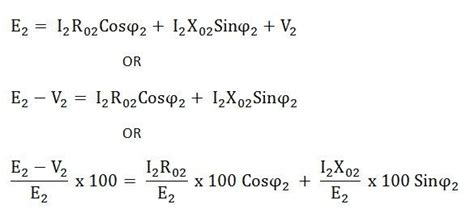 What is Voltage Regulation of a Transformer? - definition and explanation - Circuit Globe