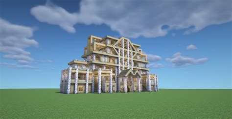 LARGE MODERN BIRCH WOODEN HOUSE | WORLD DOWNLOAD Minecraft Map