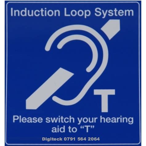 INDUCTION HEARING LOOP SYSTEM GENERAL SIGN , SCHOOL, BUSINESS, RECEPTION | eBay