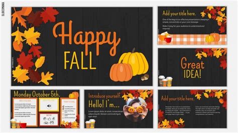 Free Fall Powerpoint Templates - PRINTABLE TEMPLATES