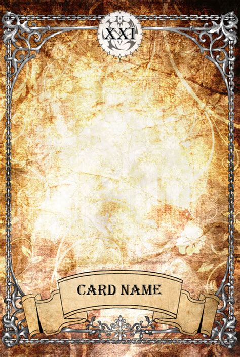 Tarot Card Design Template