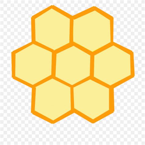 Hexagon Beehive Honeycomb, PNG, 1000x1000px, Hexagon, Area, Bee ...