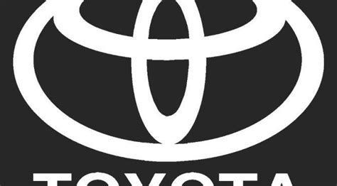 Black and White Toyota Logo - LogoDix