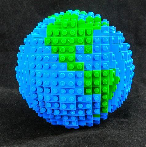 Our Lego globe model is a unique way to teach your child about geography or add a unique ...