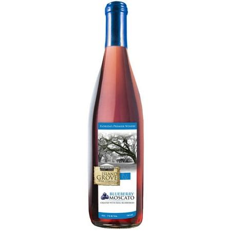 Island Grove Blueberry Moscato Wine, 750 mL - Walmart.com