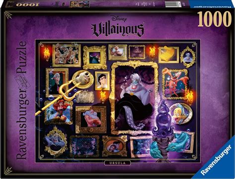 Amazon.com: Ravensburger Disney Villainous Ursula 1000 Piece Jigsaw ...