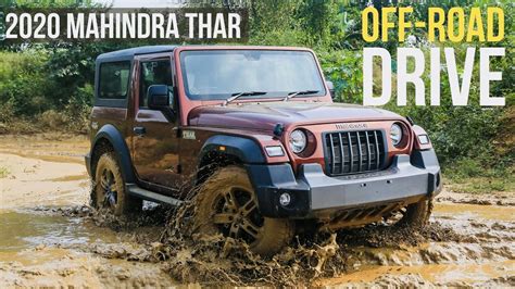 2020 New Mahindra Thar Off-Road Drive - A Real SUV - YouTube