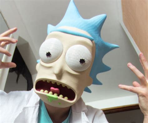 3D Printed Rick Sanchez Mask