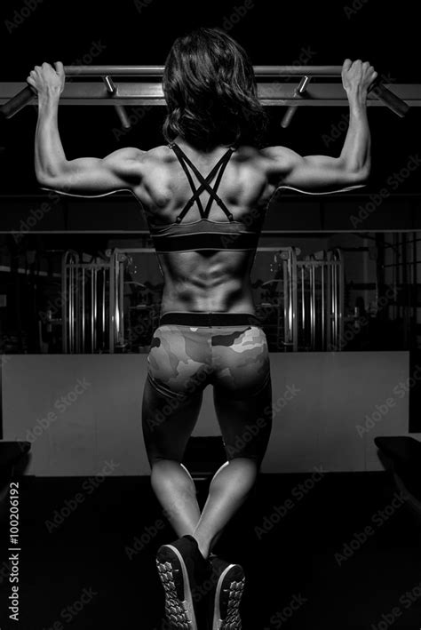 Black And White Fitness Photography