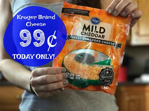 Grab Kroger Brand Bar or Shredded Cheese items for ONLY $0.99 (TODAY ...