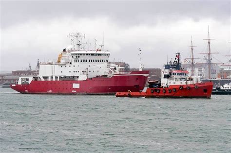 Ship Photos of the Day - Ex-HMS Endurance Departs Portsmouth for the ...