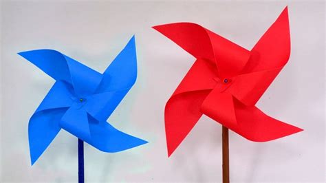 How To Make A Paper Windmill For School Project - School Walls