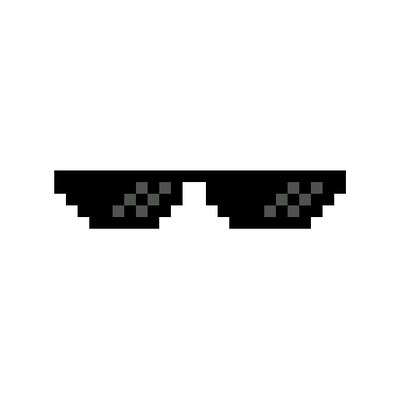 Thug Life Dark Glasses transparent PNG - StickPNG