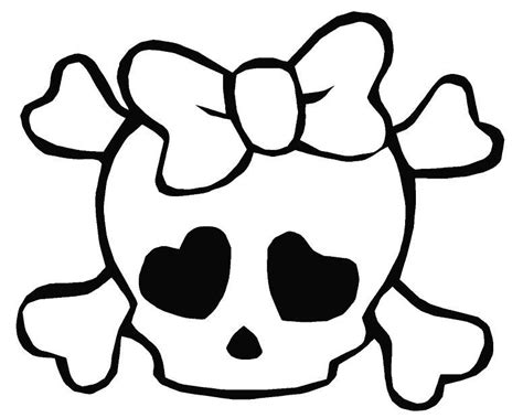 Skull And Bones Coloring Pages - ClipArt Best