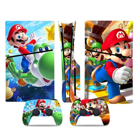 Super Mario Bros PS5 Slim Skin Sticker Cover - ConsoleSkins.co