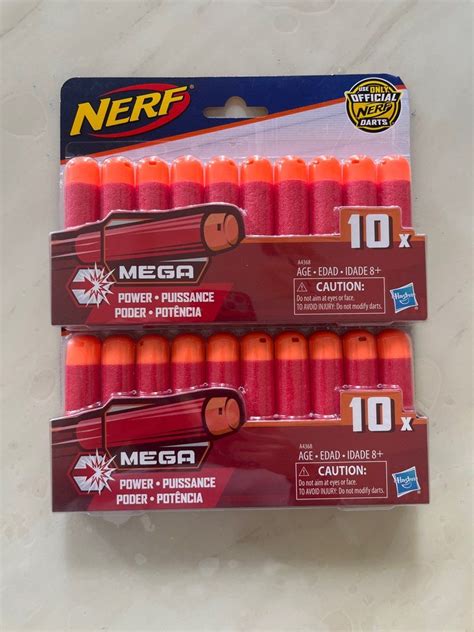 Original nerf mega darts/ bullets, Hobbies & Toys, Toys & Games on Carousell