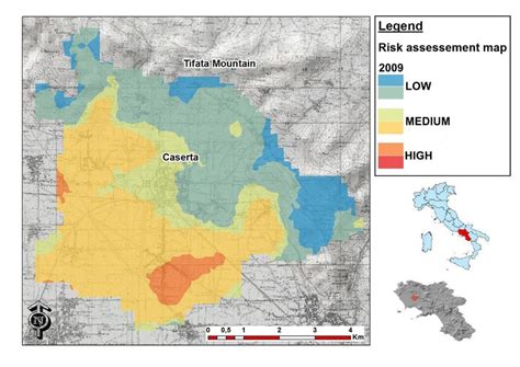 Groundwater pollution risk assessment map (GRA) for the year 2001 ...