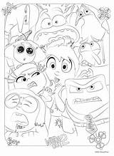 Disney Pixar Inside Out Coloring Book Free sketch template