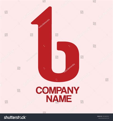 Letter B Logo Red Colors Stock Vector (Royalty Free) 1853683591 ...