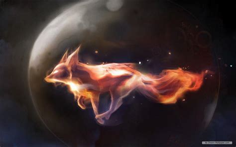 Flaming Fox Wallpapers - Top Free Flaming Fox Backgrounds - WallpaperAccess