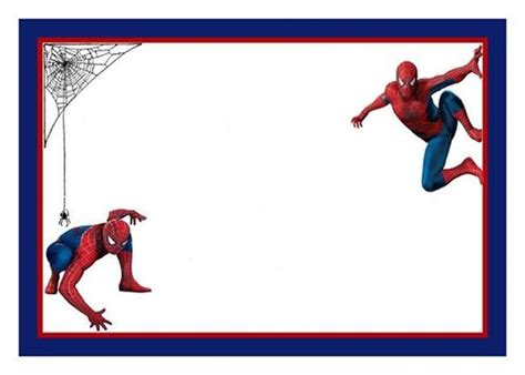 Spiderman Free Printable Invitation Template | Invitations Online ...