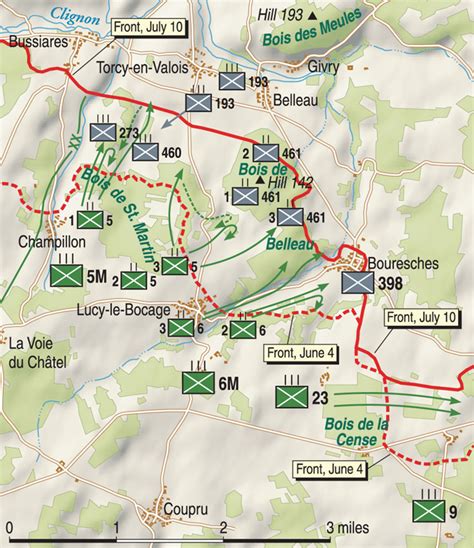 Battle Of Belleau Wood Map - bmp-fisticuffs